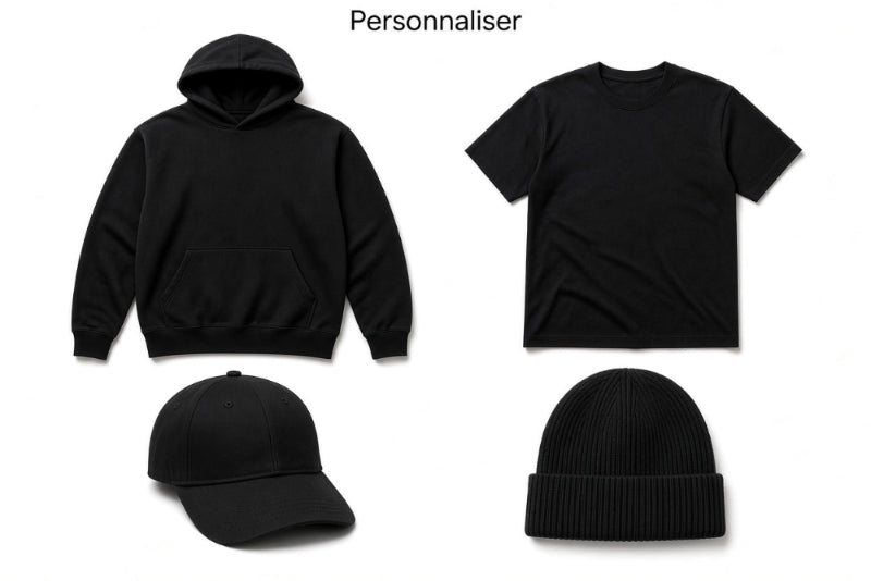 Personnalisez votre vêtement (Hoodie T-shirt Casquette Tuque)
